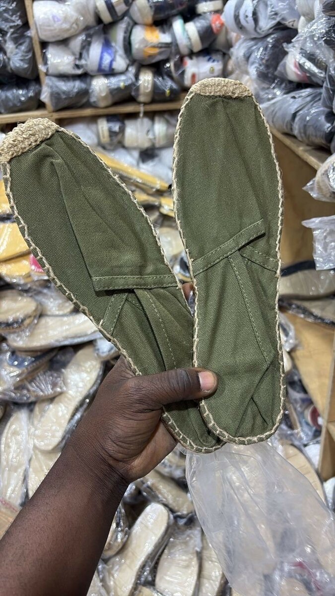 Espadrilles en toile unisexes