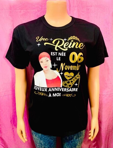 T shirts d´anniversaire