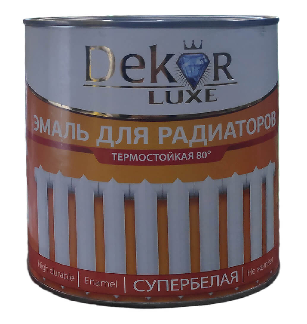 (0.8кг) Эмаль для радиаторов отопления «Декор»