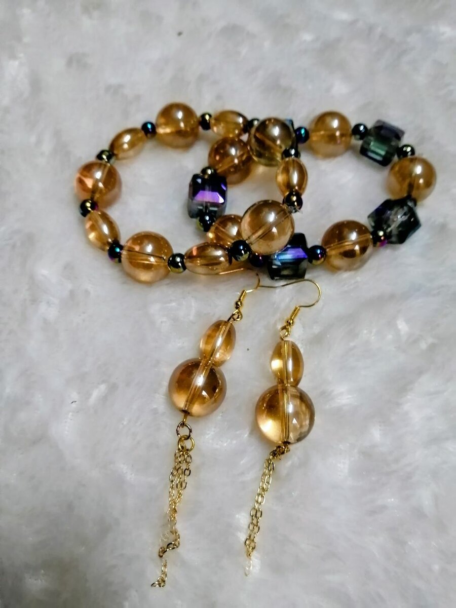 Boucles d'oreilles élégantes en perles