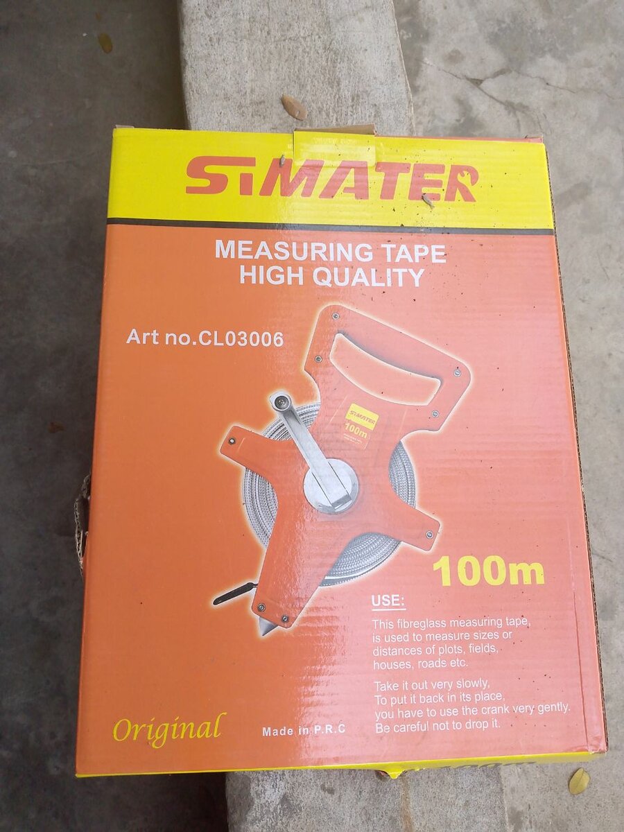 100m Surveyor's tape measure