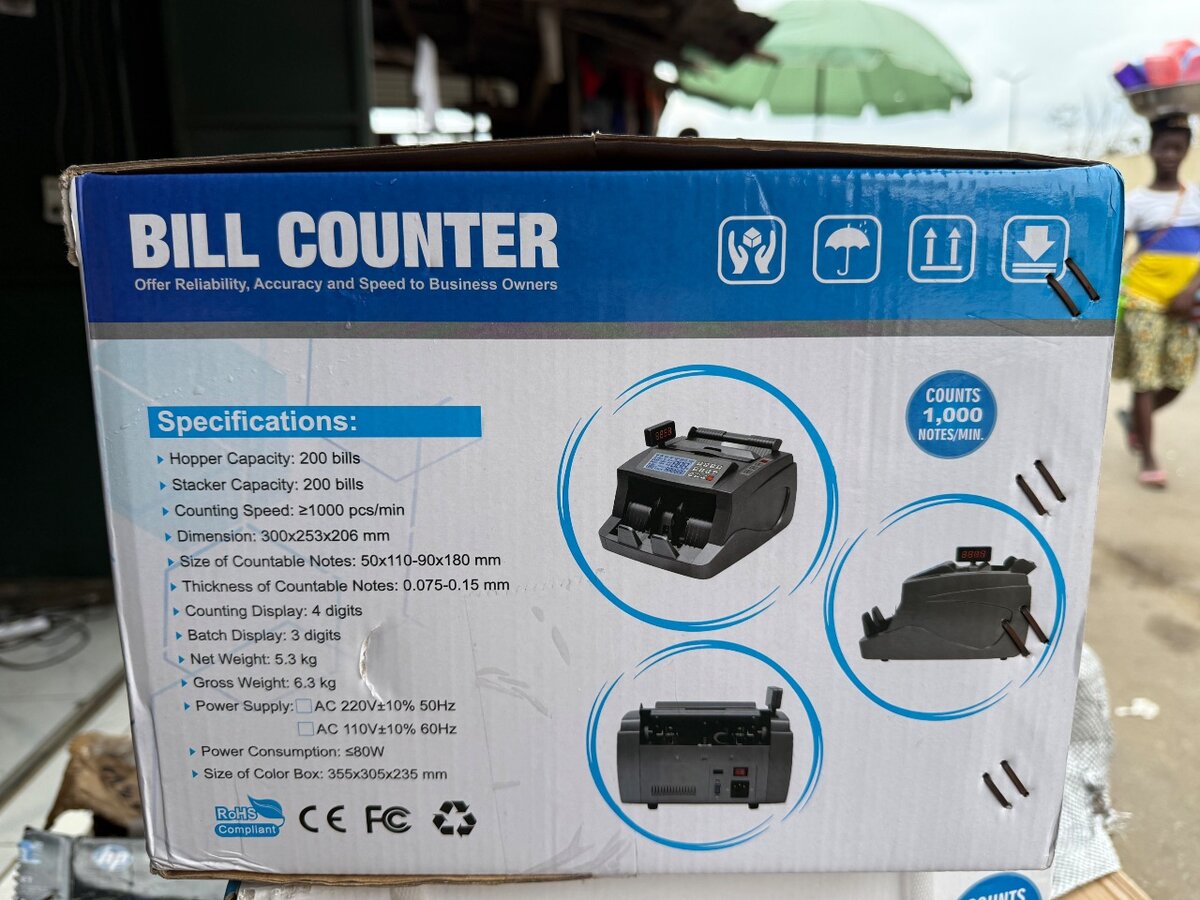 Compteur de Billets Rapide 1000/min