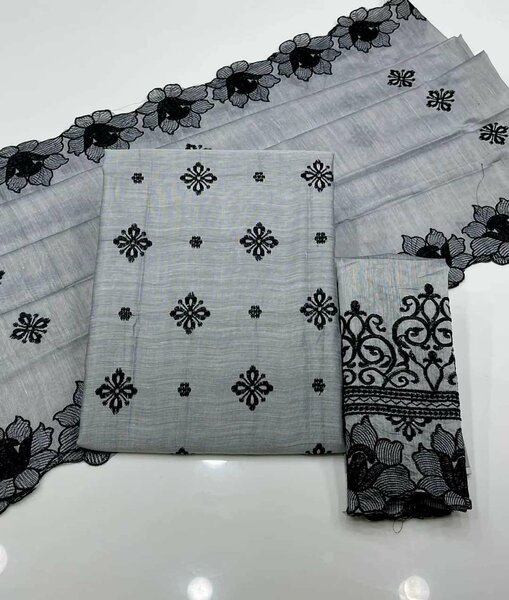 Paper cotton embroidery 2 pc 7 colours available dc free