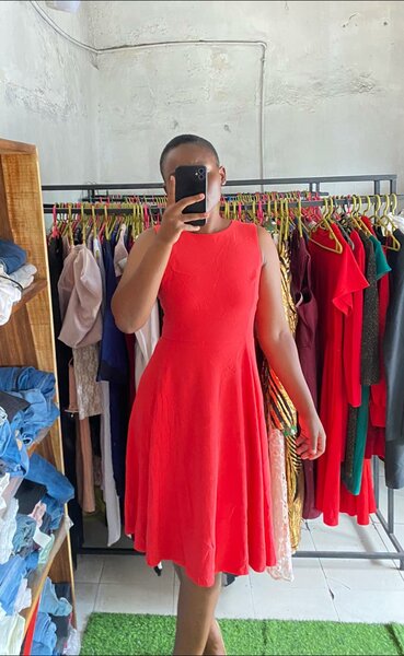 Stylish and high-quality women's dress red