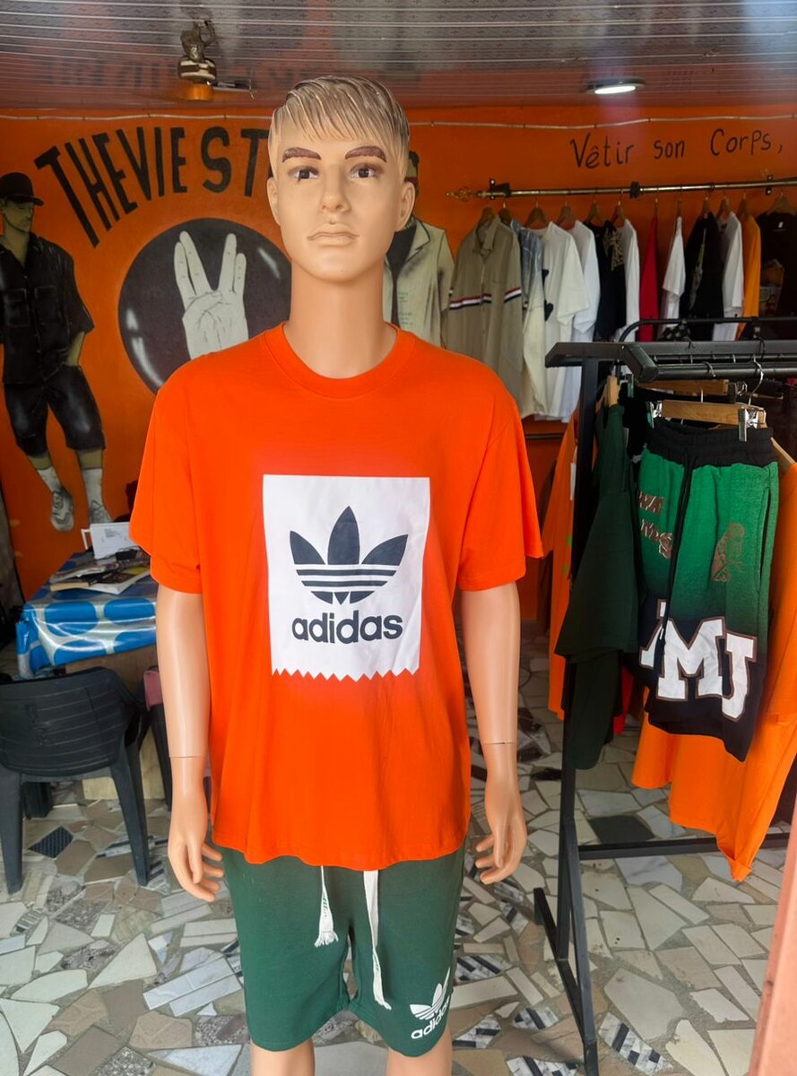 T-shirt adidas logo homme