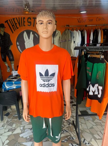 T-shirt adidas logo homme