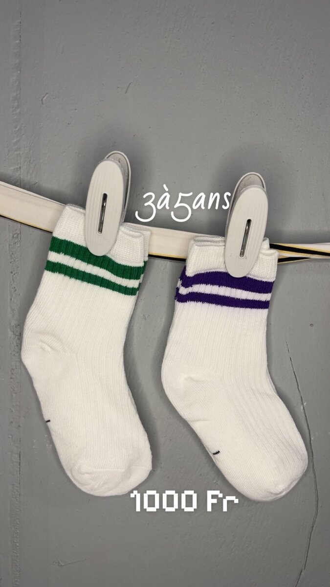 Chaussettes Stylées avec différentes couleurs ️