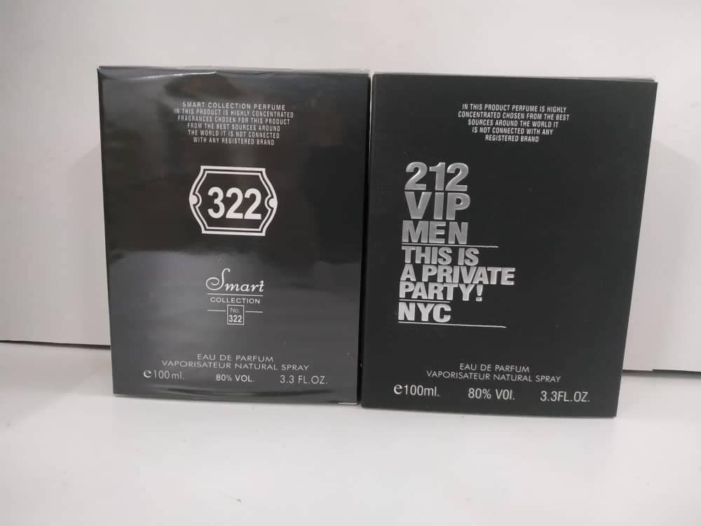 New Scents Smart №322 Men's perfume 212 Vip Men 100 ml