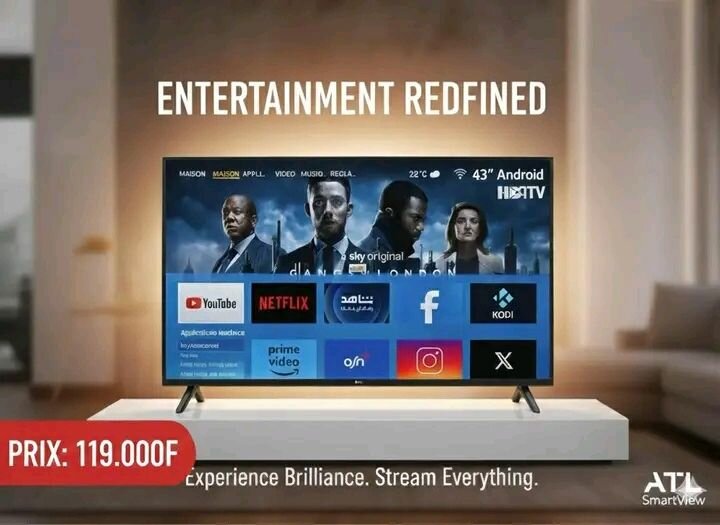 Télévision SmartView 43"