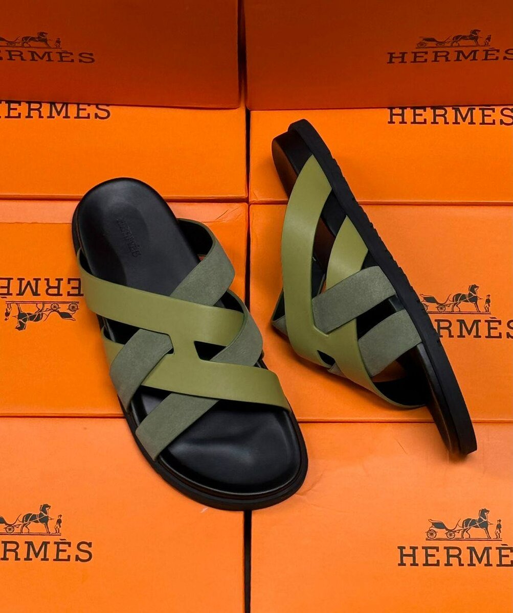 Sandales en cuir luxueuses