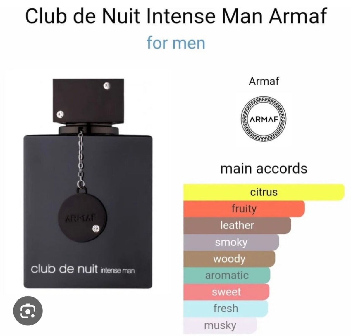 Club de Nuit intense man Armaf. 105 ml