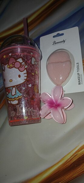 Gobelet Hello Kitty rose
