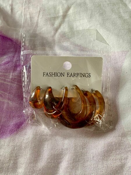 Boucles d'oreilles mode colorées