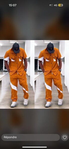 Ensemble de Travail Orange