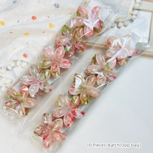 Flower Hair Claw Clips Set