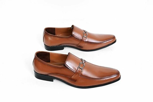 Leather dress shoes for men