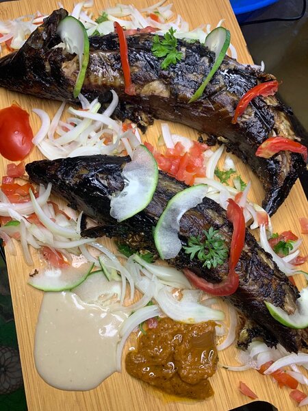 Poisson Grillé Épicé Savoureux