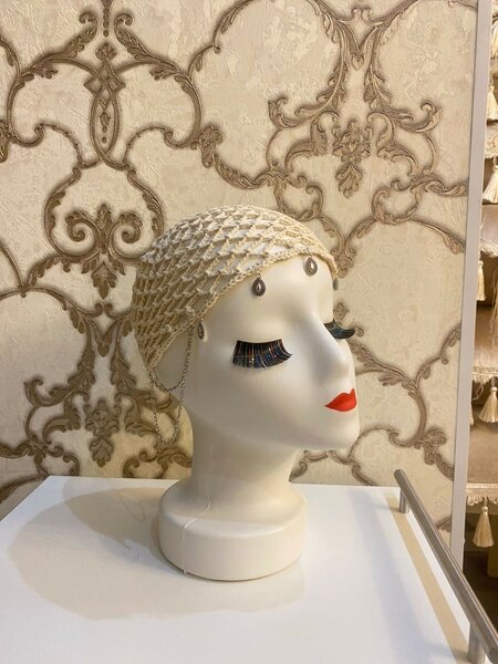 Шапка-Кроше. 100% ручная работа.