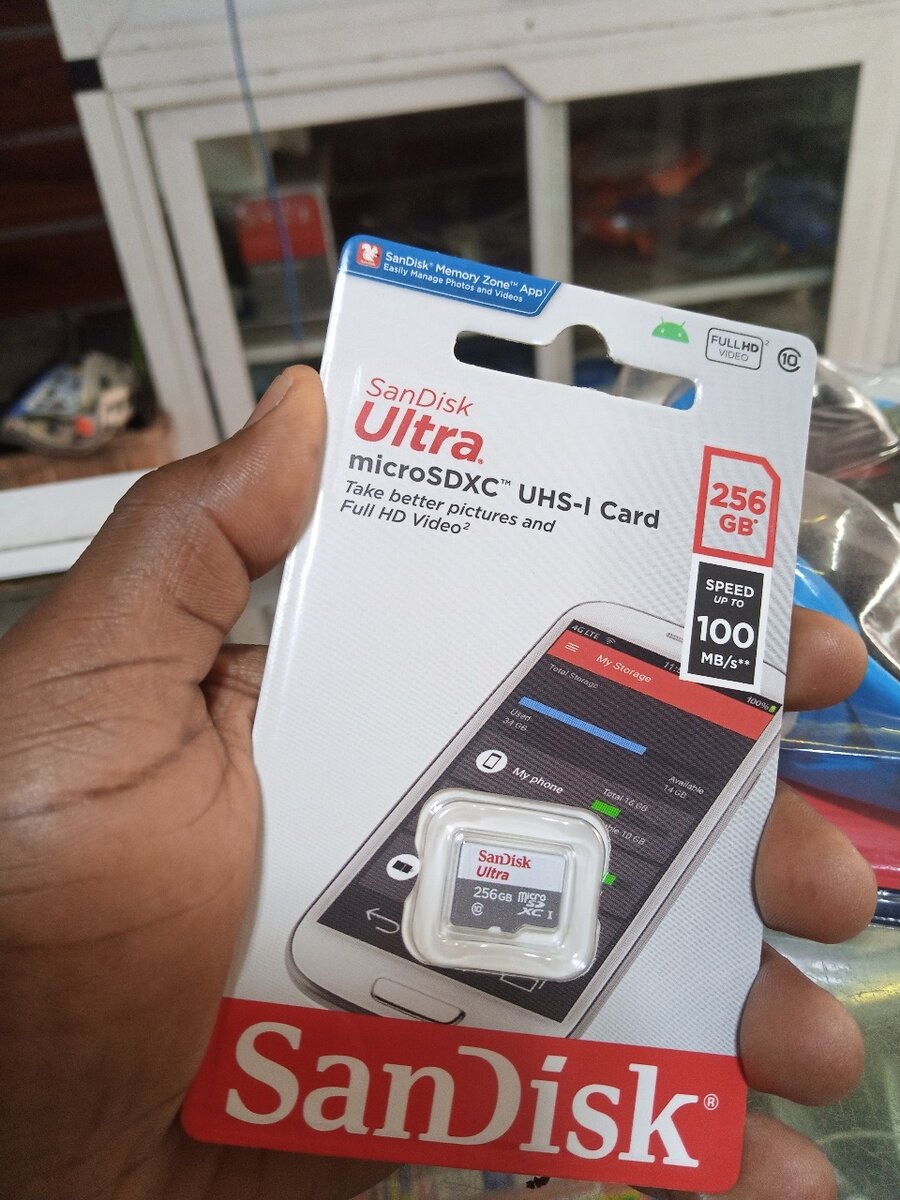 Original Sandisk 256 SD card