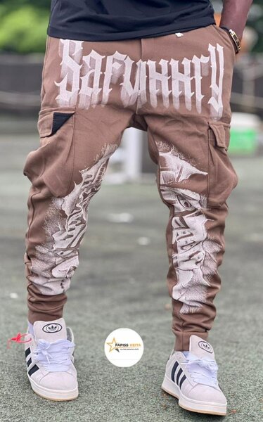 Pantalon cargo streetwear homme