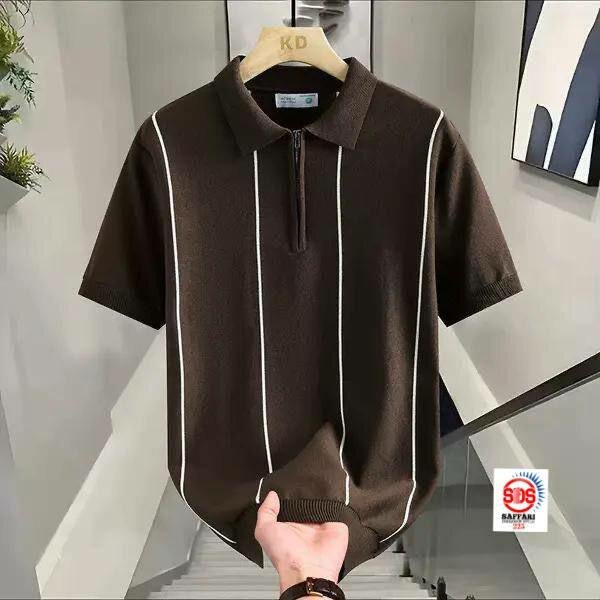 Pull Polo Homme Zippé Chic