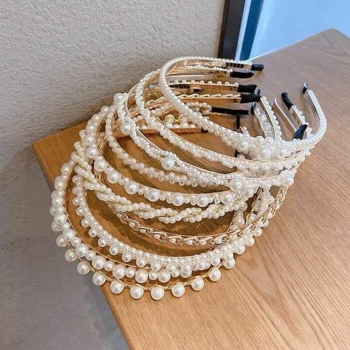 Serre-têtes perles élégants