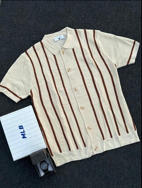 Chemise à rayures rétro homme