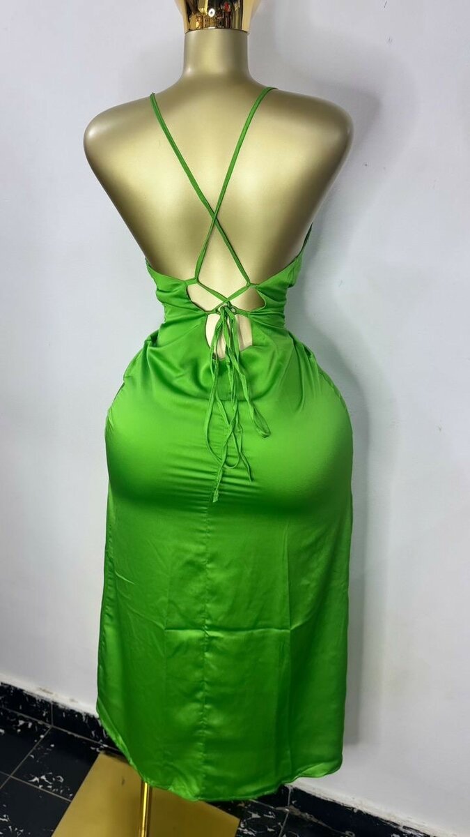 Robe Femme Élégante Verte