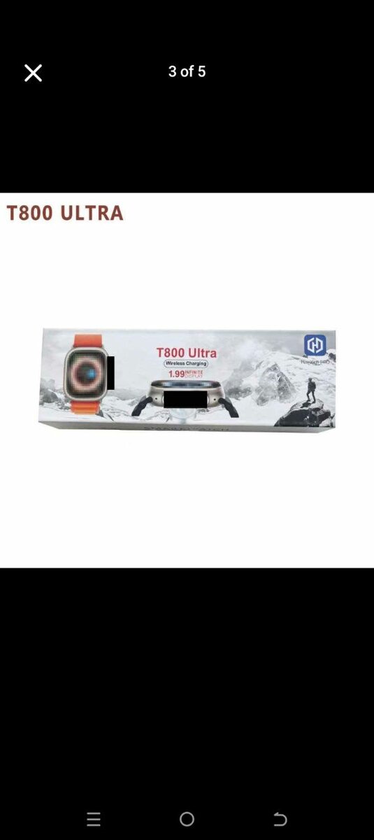 REDUCED TO CLEAR!! T800 Smart Watch   Features: Calls, BT Mu