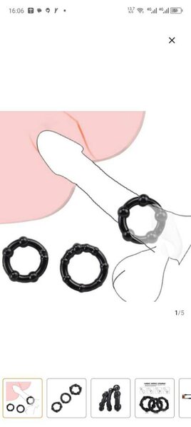 Anneaux de plaisir flexibles