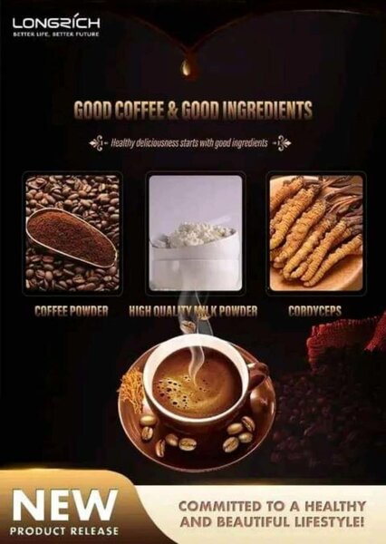 Look younger by taking longrich cordyceps militaris coffee
