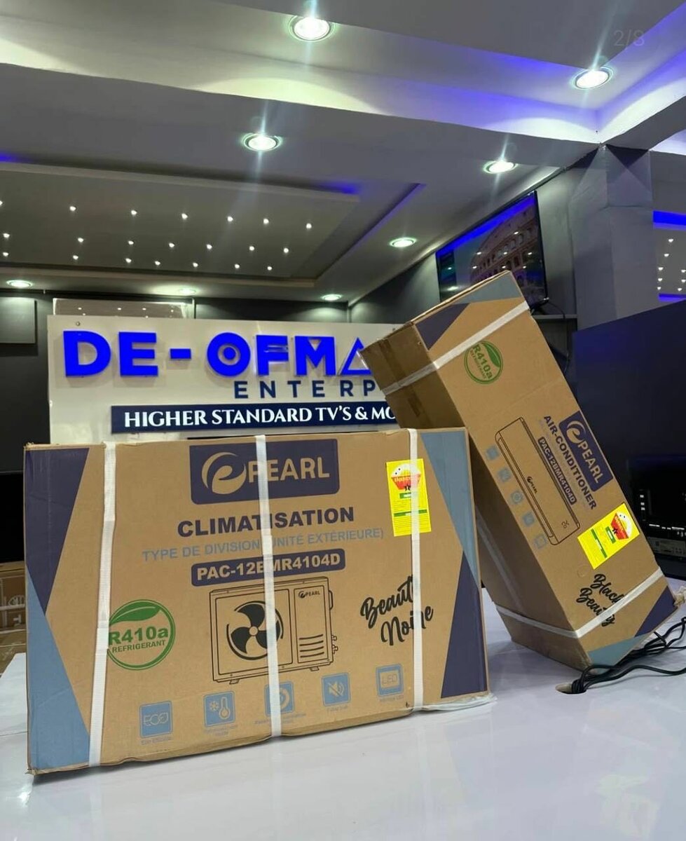 No noise Pearl 1.5hp Black Mirror Split Air Conditioner