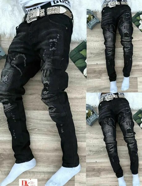 Jeans déchirés homme tendance