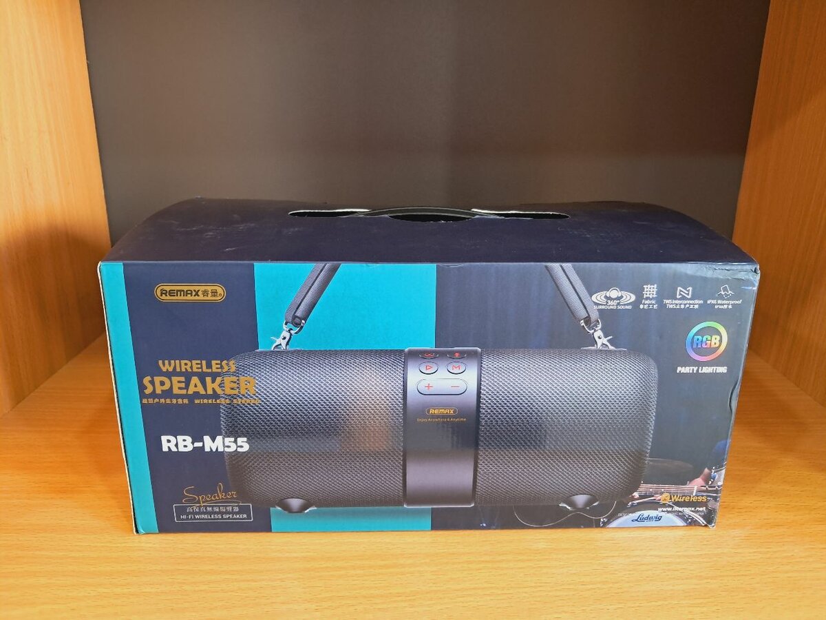 Portable Remax Bluetooth speaker