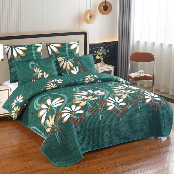 Bedroom set: quilted bedspread+pillowcases 2pcs+2pcs