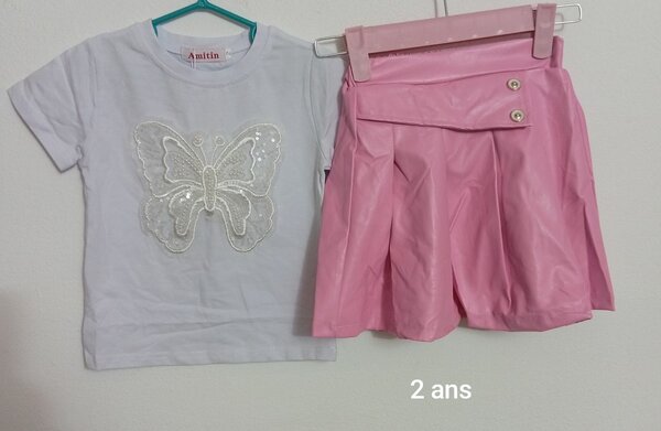 Ensemble Fille Papillon 2 Ans