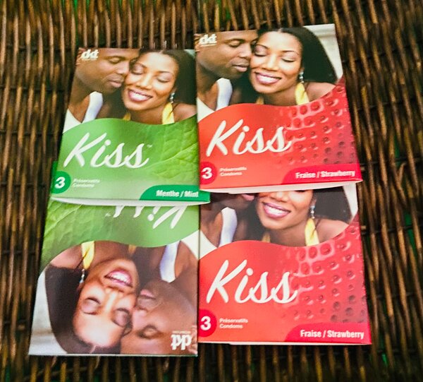 Préservatifs Kiss Fraise Menthe