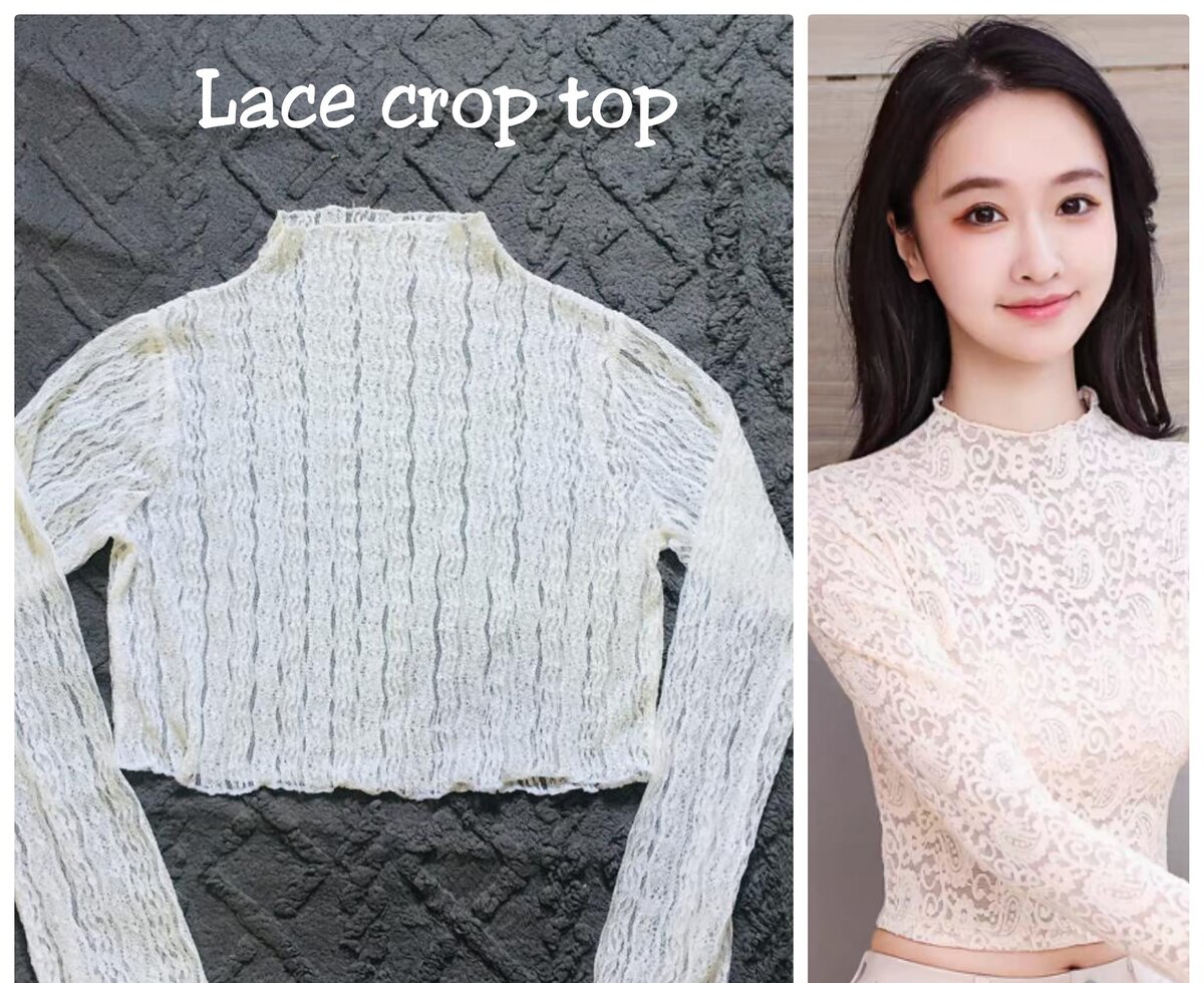 Salaula crop tops and tops