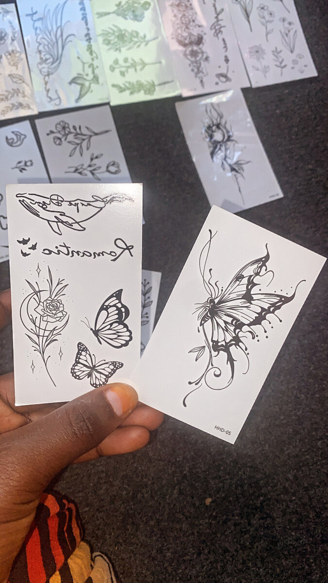 Tatouages temporaires papillon