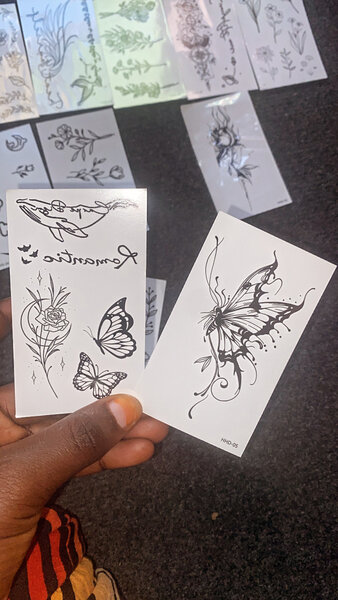 Tatouages temporaires papillon