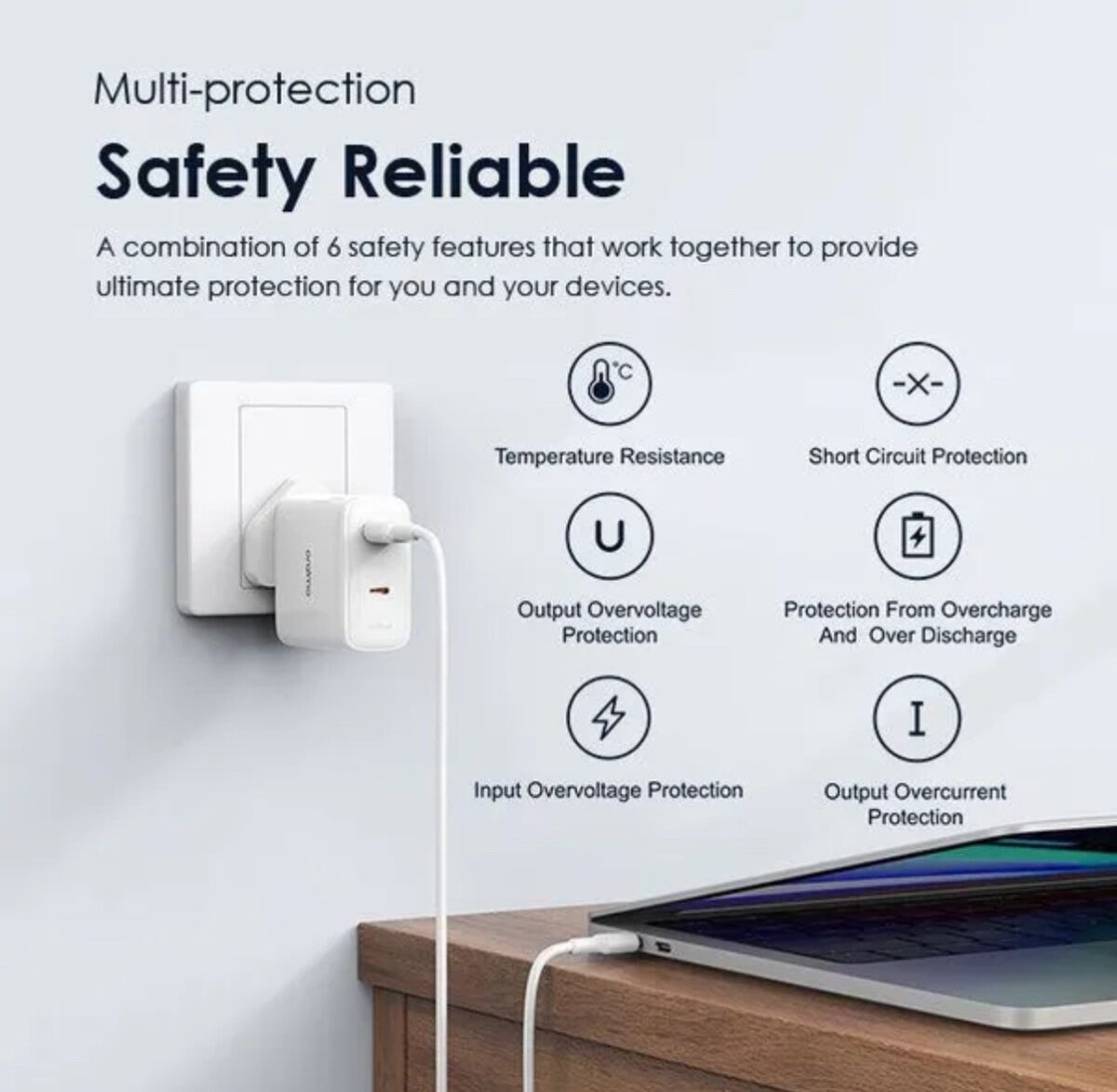 Chargeur oraimo 45w Ultra Rapi