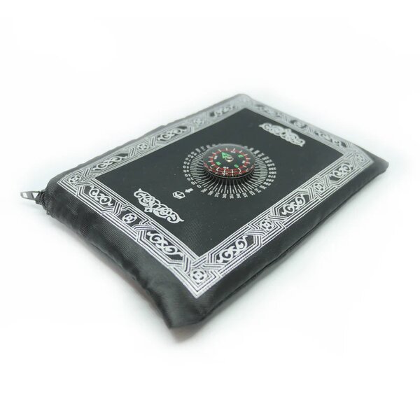 Tapis de prière portable noir