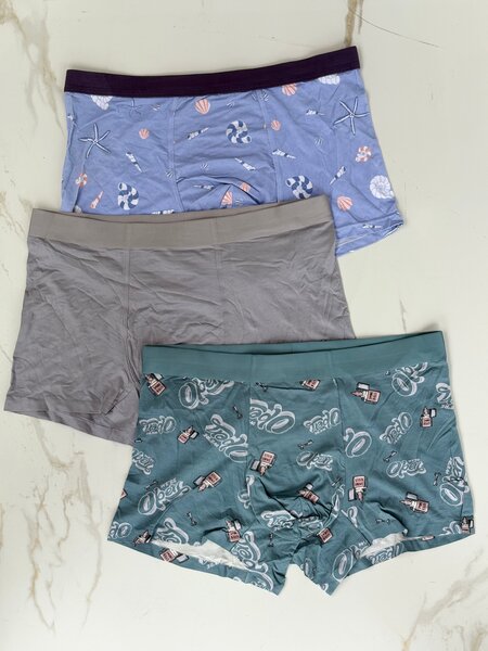 Boxers en coton imprimé