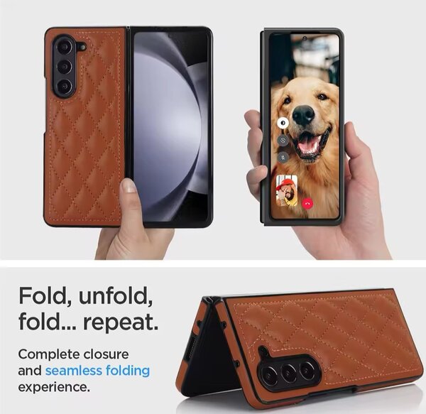 COQUE EN CUIR POUR SAMSUNG FOLD 3/4/5/6