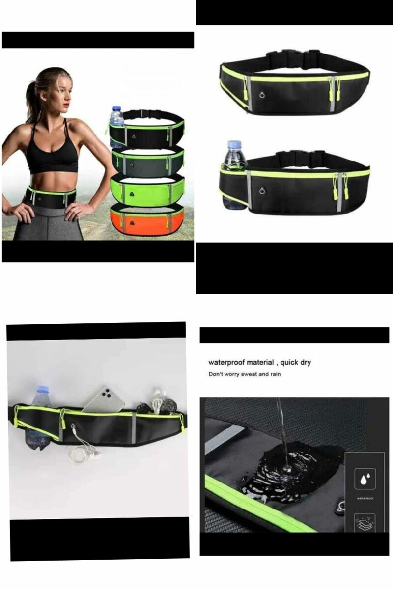 Sports running waist bags