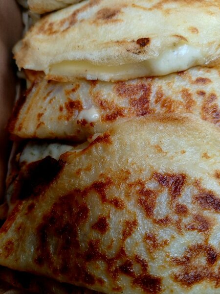 Crêpes jambon de bœuf fromage