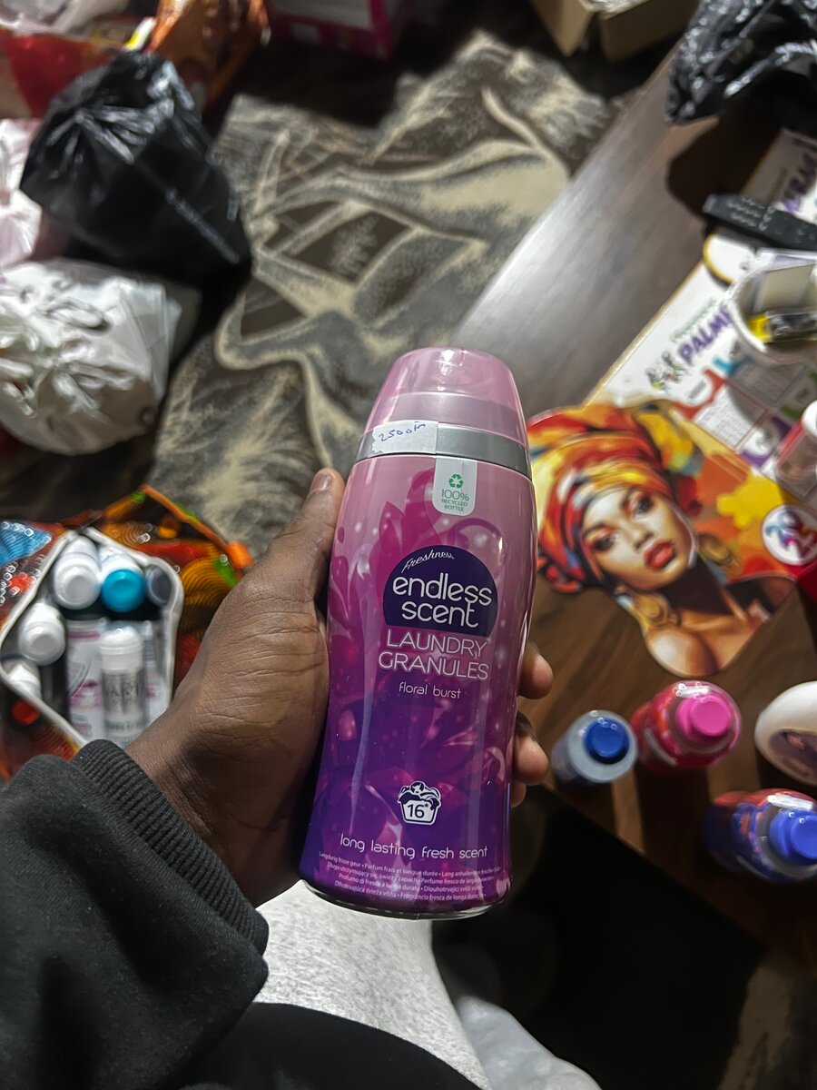 Senteur lessive granules parfumés