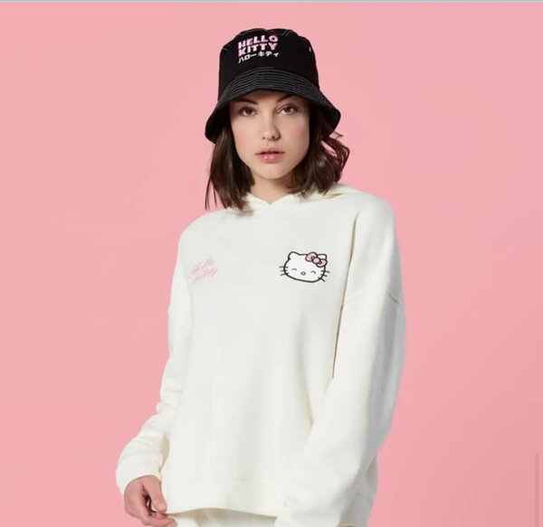 Sweat à capuche Hello Kitty Jennyfer