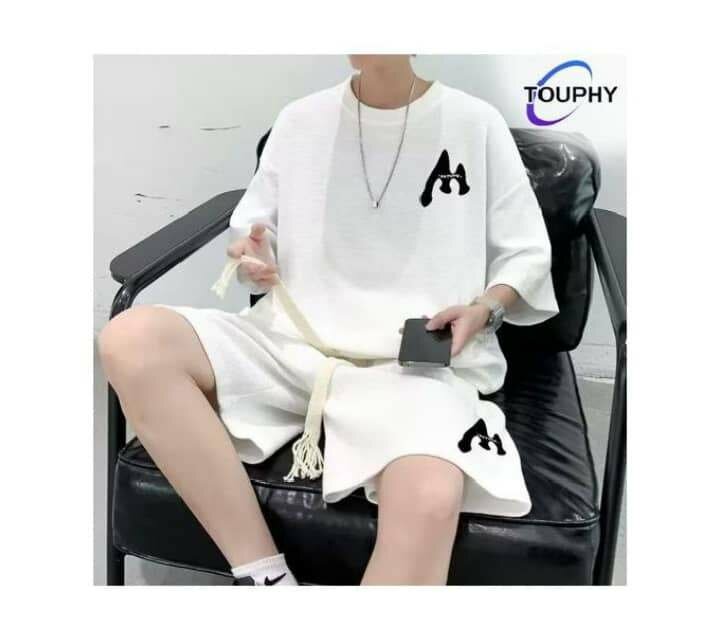 Ensemble de sport blanc homme