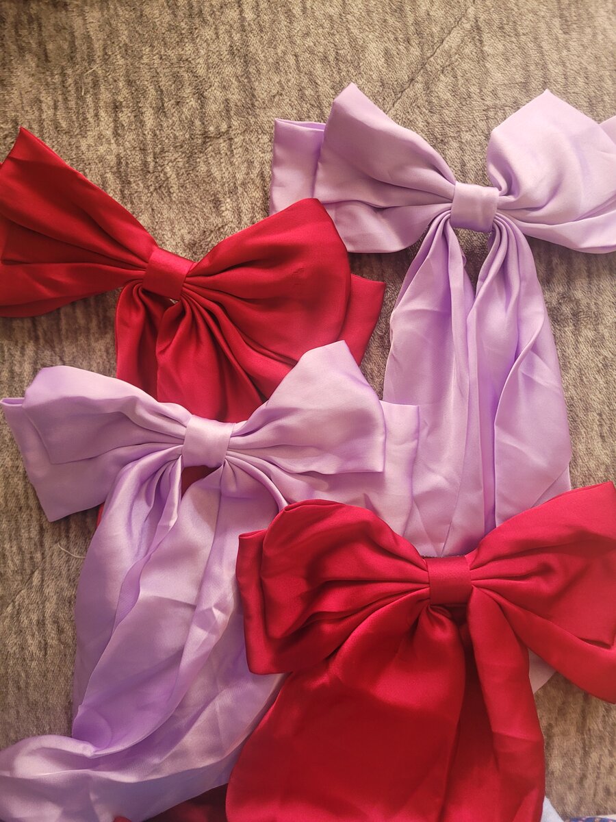 Bow hair clips